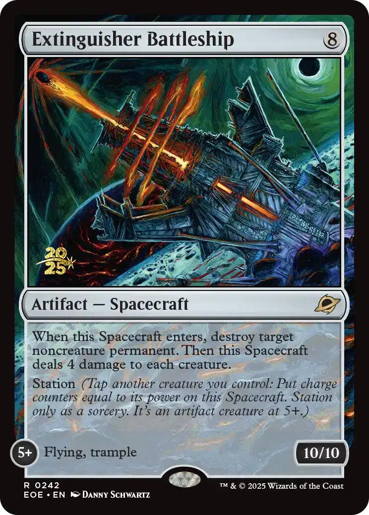 Extinguisher Battleship [Edge of Eternities Prerelease Promos] | Magic Magpie