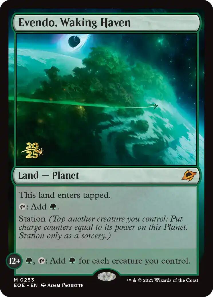 Evendo, Waking Haven [Edge of Eternities Prerelease Promos] | Magic Magpie