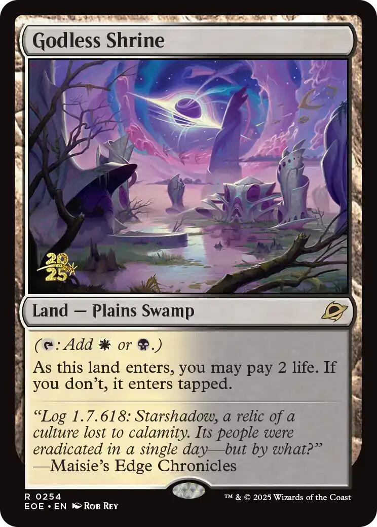 Godless Shrine [Edge of Eternities Prerelease Promos] | Magic Magpie