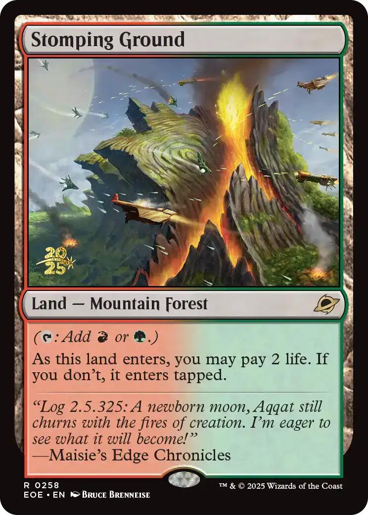 Stomping Ground [Edge of Eternities Prerelease Promos] | Magic Magpie