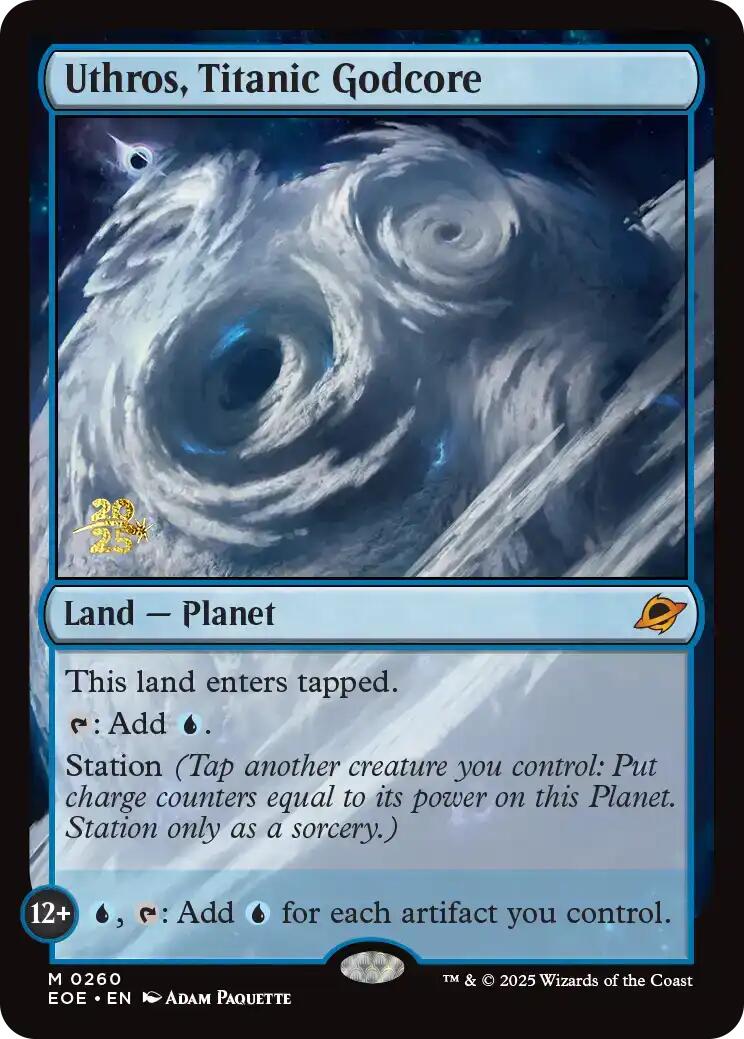 Uthros, Titanic Godcore [Edge of Eternities Prerelease Promos] | Magic Magpie
