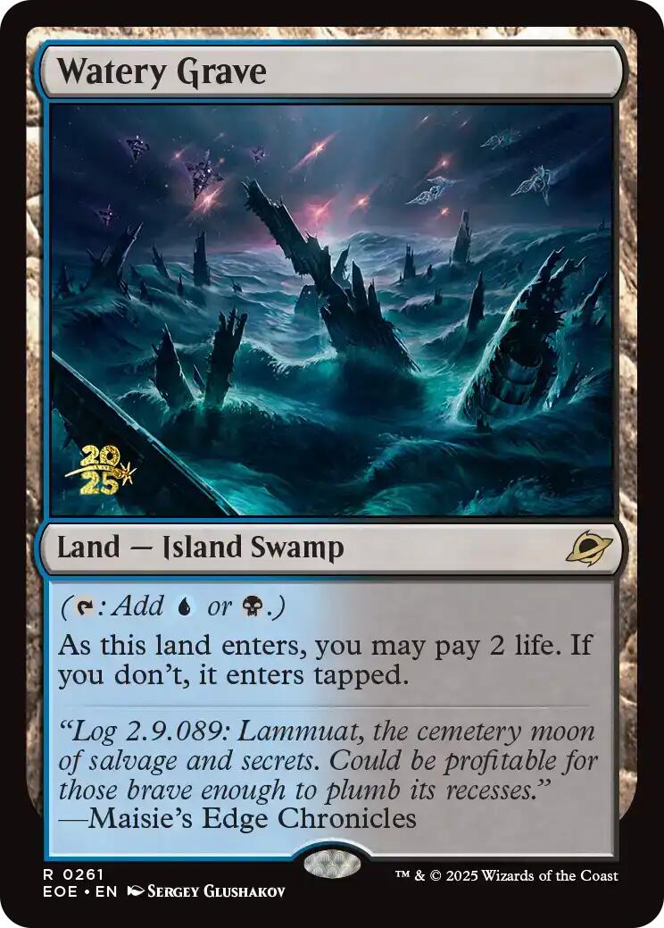 Watery Grave [Edge of Eternities Prerelease Promos] | Magic Magpie