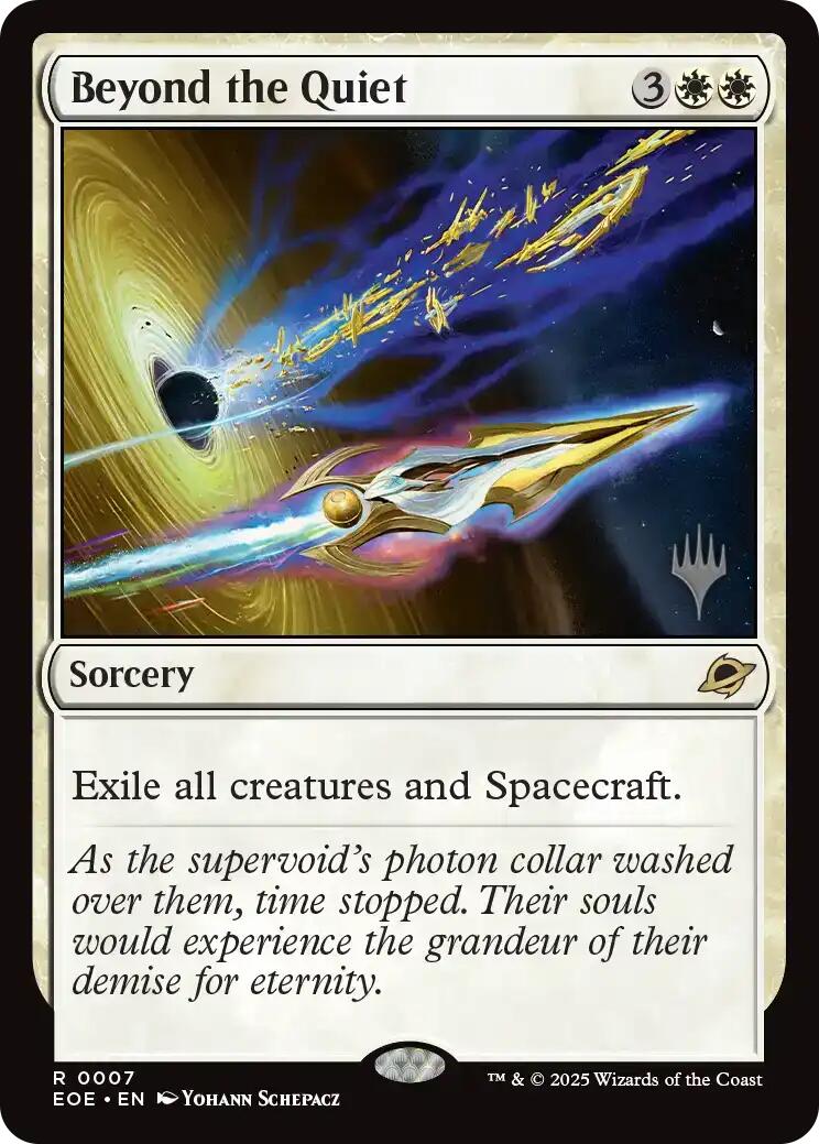 Beyond the Quiet [Edge of Eternities Promo Pack] | Magic Magpie