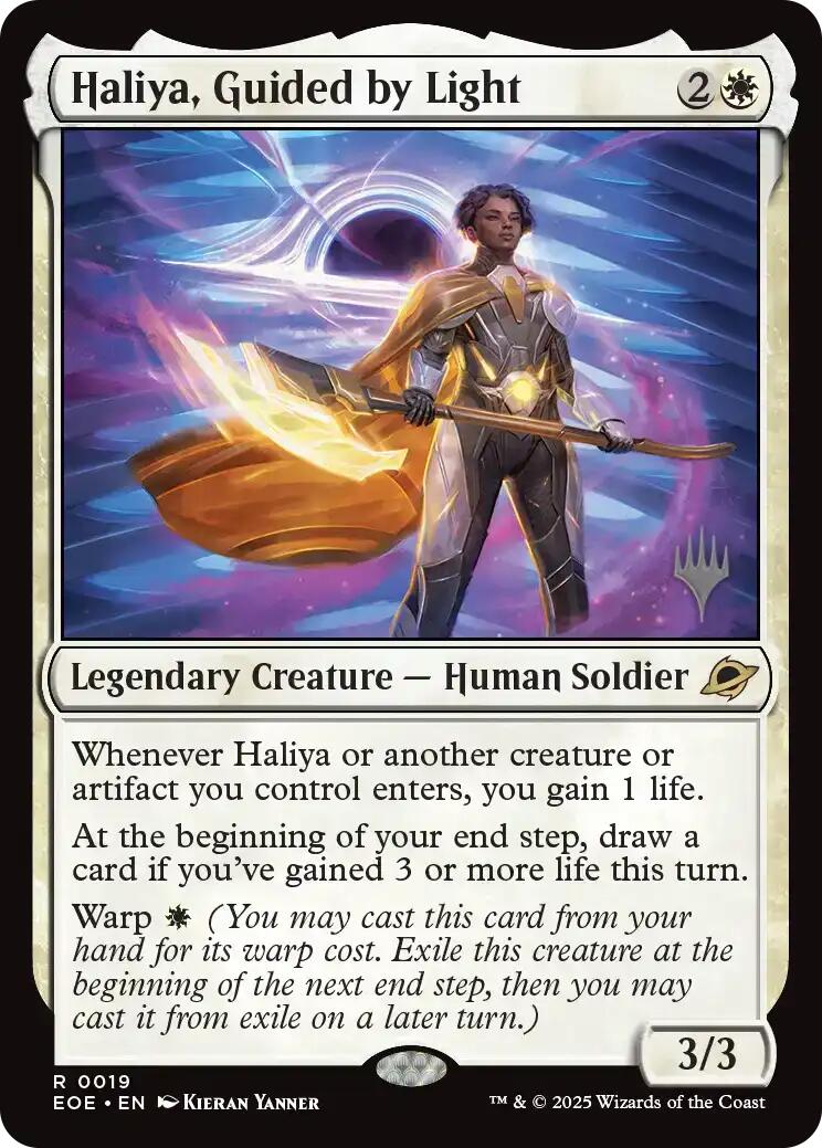 Haliya, Guided by Light [Edge of Eternities Promo Pack] | Magic Magpie