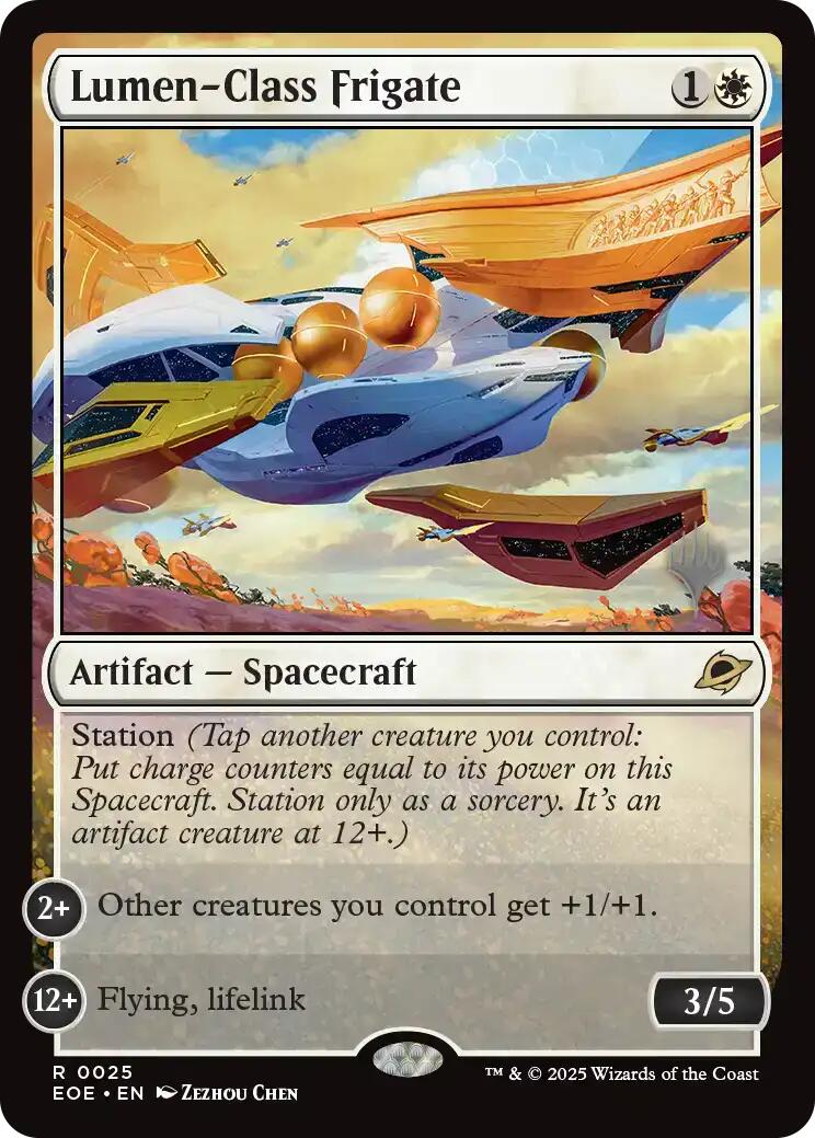 Lumen-Class Frigate [Edge of Eternities Promo Pack] | Magic Magpie