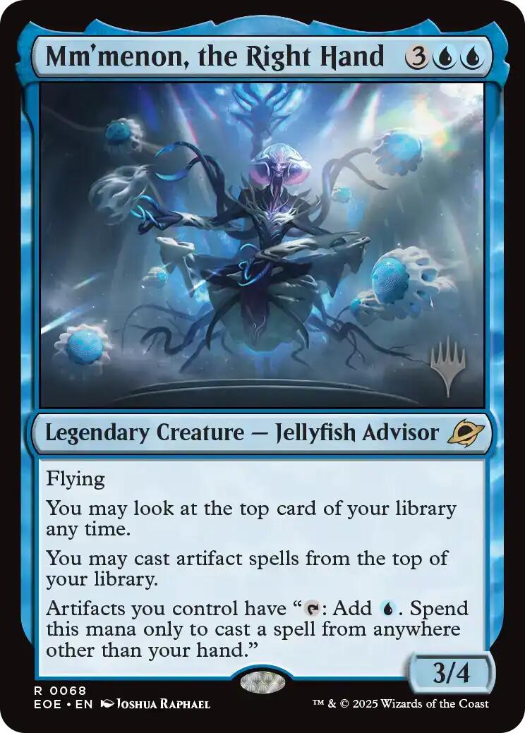 Mm'menon, the Right Hand [Edge of Eternities Promo Pack] | Magic Magpie