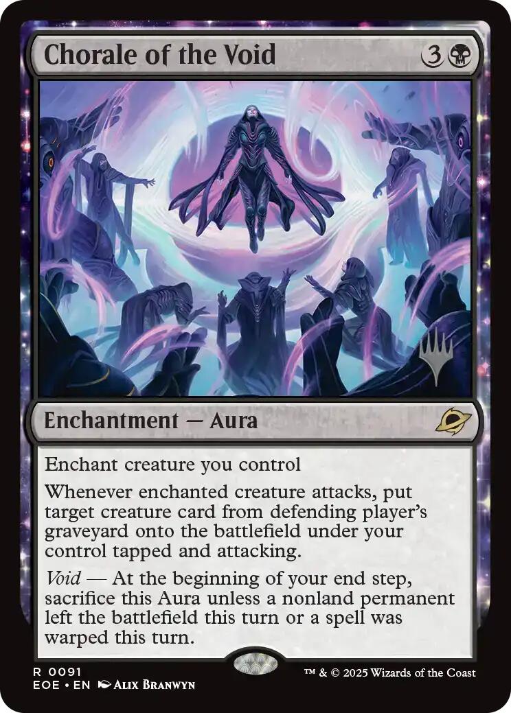 Chorale of the Void [Edge of Eternities Promo Pack] | Magic Magpie