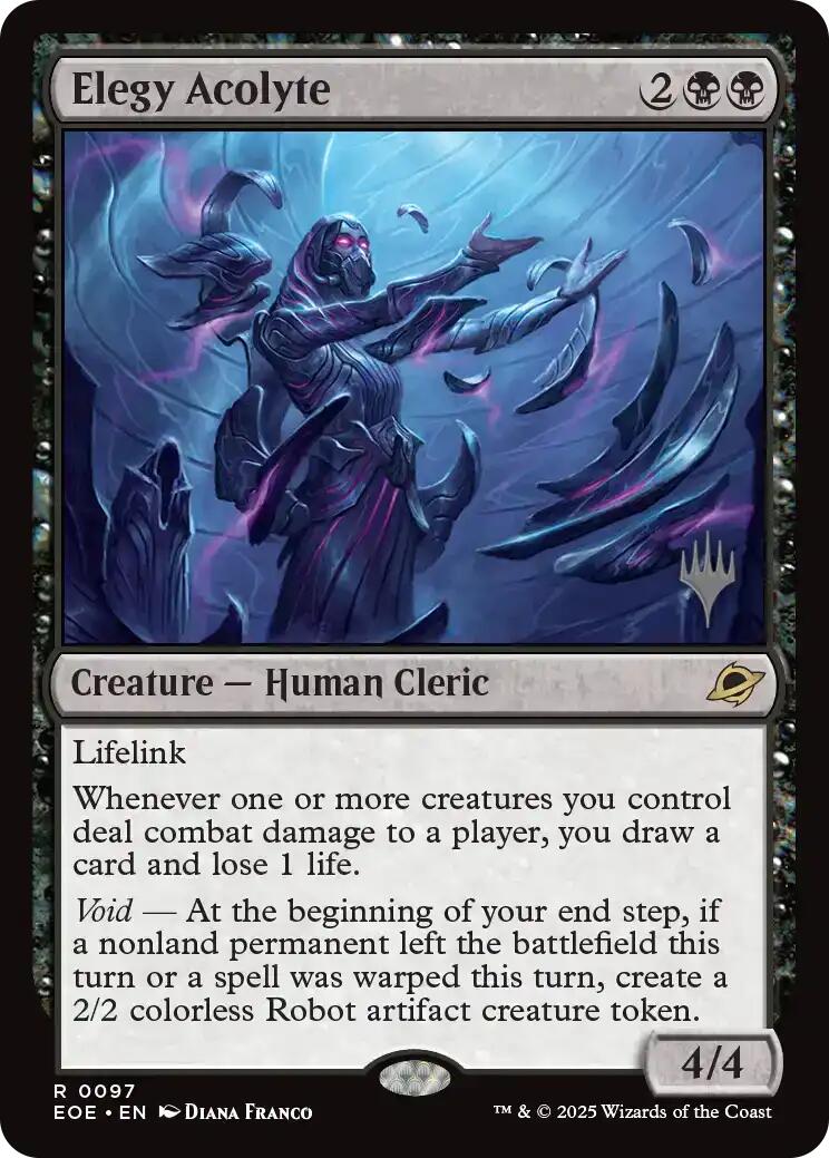 Elegy Acolyte [Edge of Eternities Promo Pack] | Magic Magpie