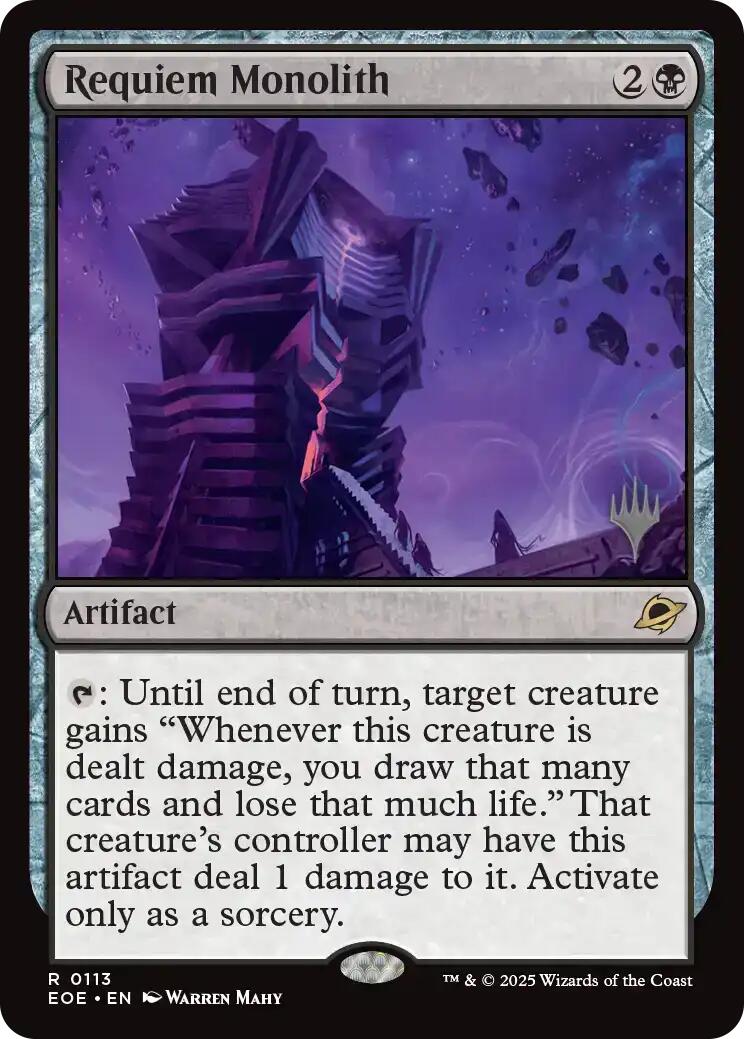 Requiem Monolith [Edge of Eternities Promo Pack] | Magic Magpie