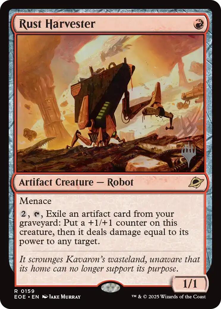 Rust Harvester [Edge of Eternities Promo Pack] | Magic Magpie
