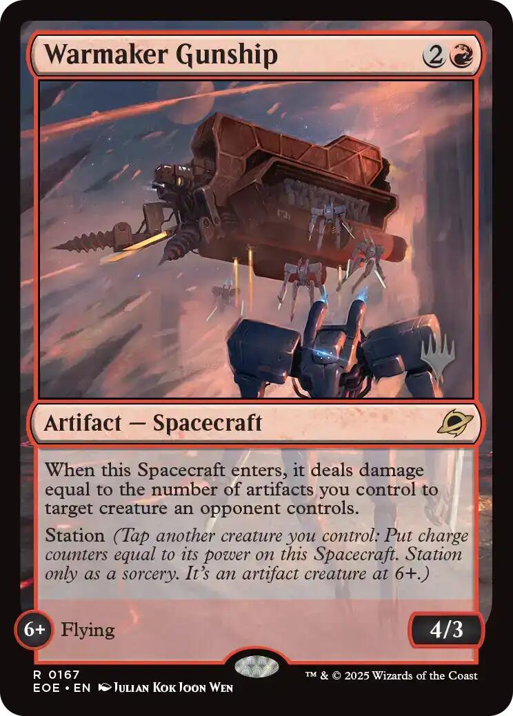Warmaker Gunship [Edge of Eternities Promo Pack] | Magic Magpie