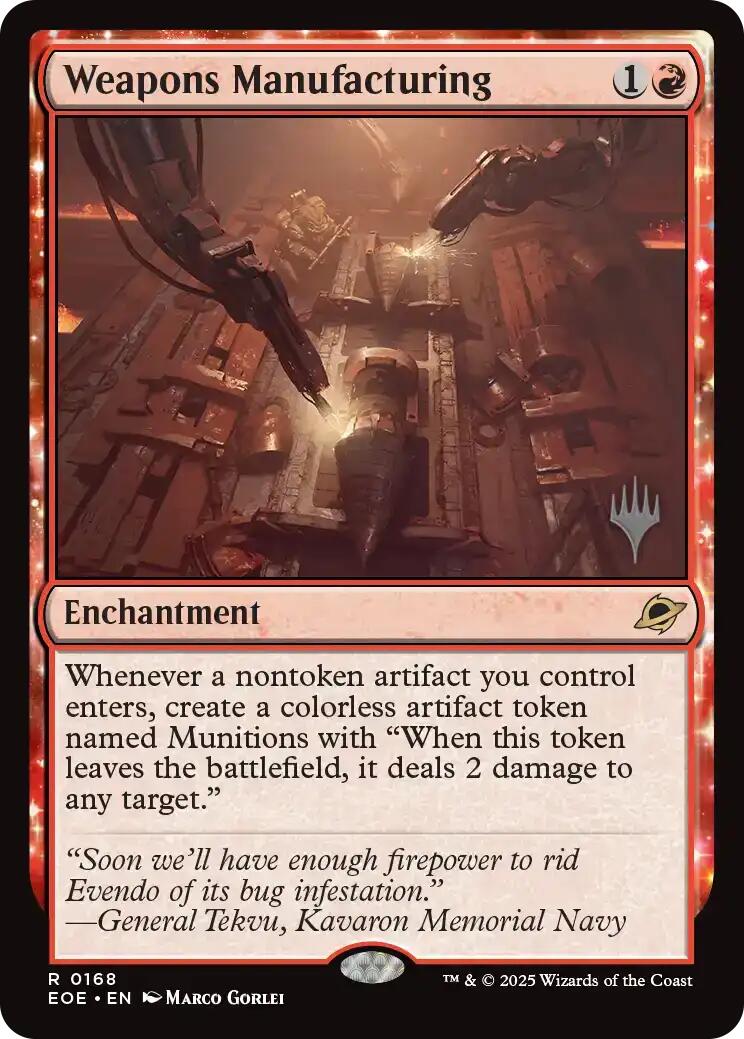 Weapons Manufacturing [Edge of Eternities Promo Pack] | Magic Magpie