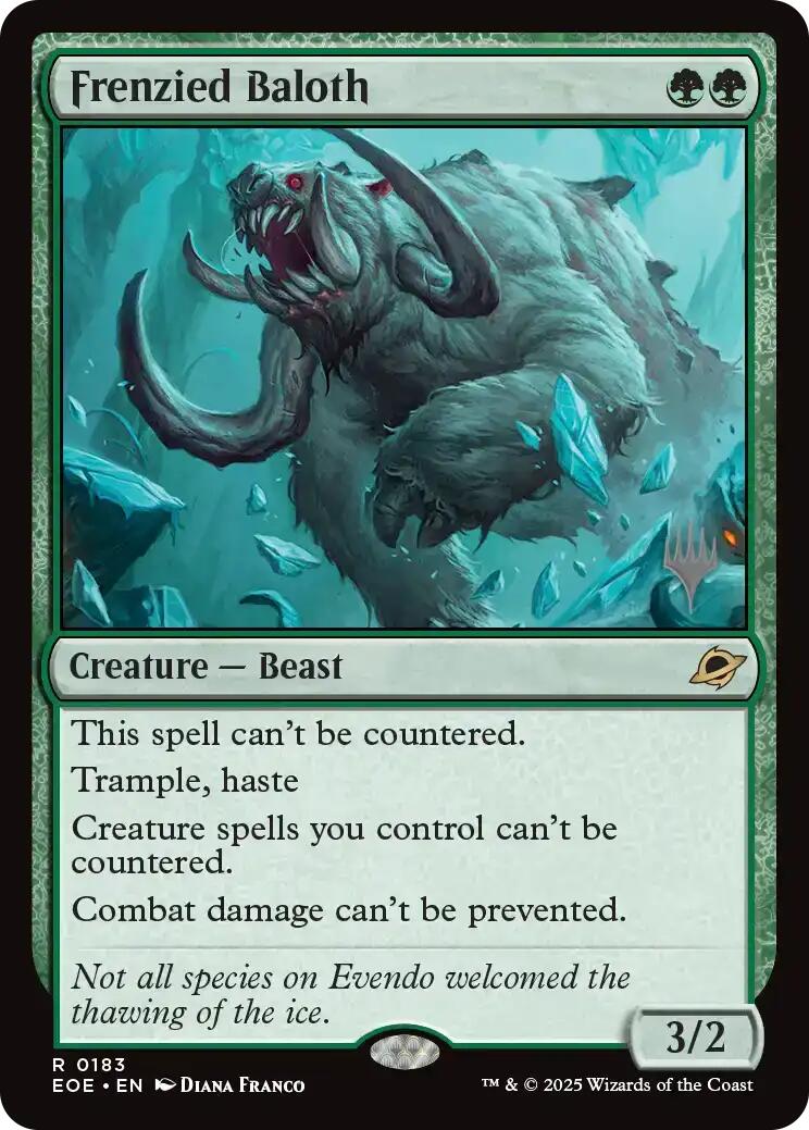 Frenzied Baloth [Edge of Eternities Promo Pack] | Magic Magpie
