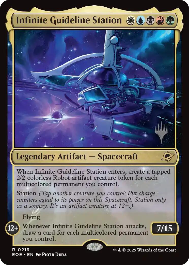 Infinite Guideline Station [Edge of Eternities Promo Pack] | Magic Magpie