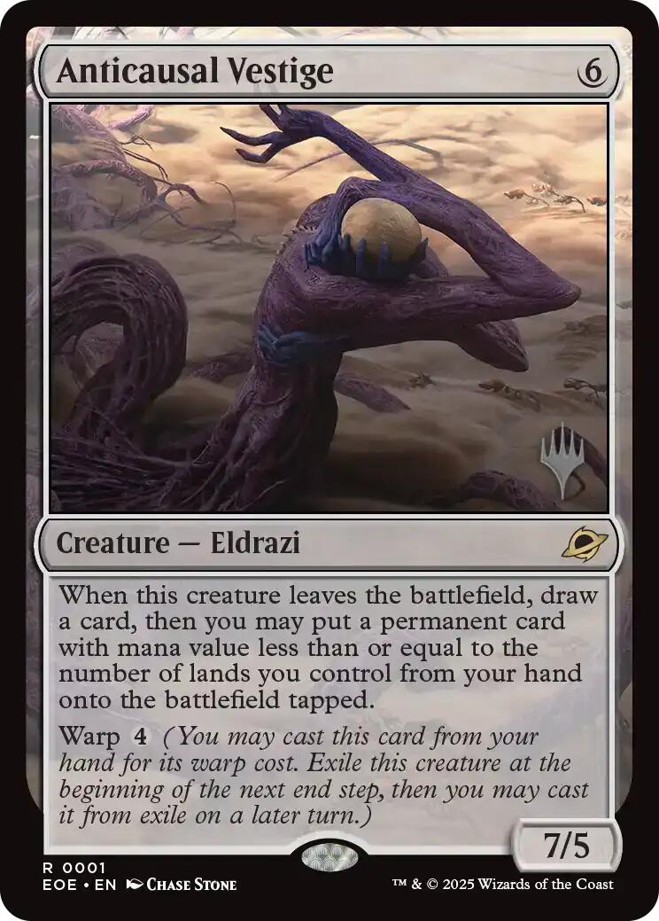 Anticausal Vestige [Edge of Eternities Promo Pack] | Magic Magpie
