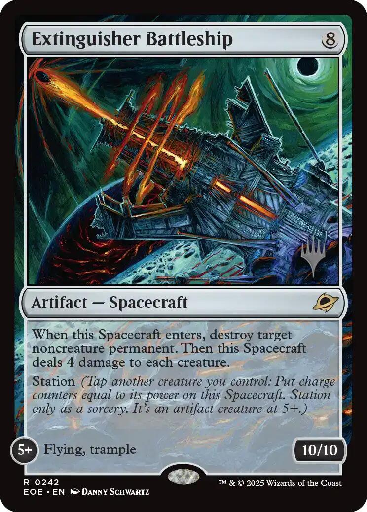 Extinguisher Battleship [Edge of Eternities Promo Pack] | Magic Magpie