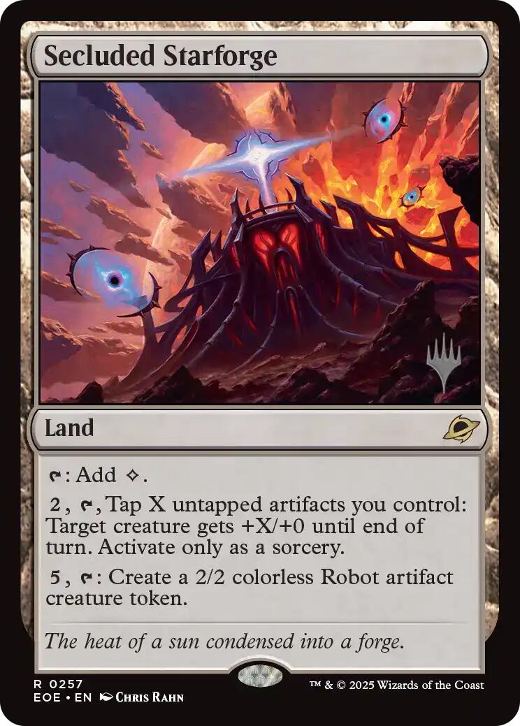Secluded Starforge [Edge of Eternities Promo Pack] | Magic Magpie