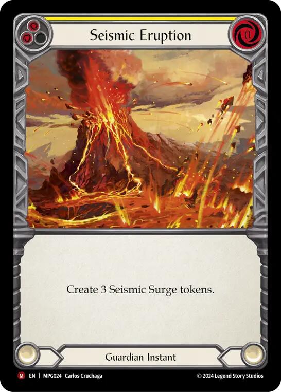 Seismic Eruption [MPG024] (Mastery Pack Guardian) | Magic Magpie