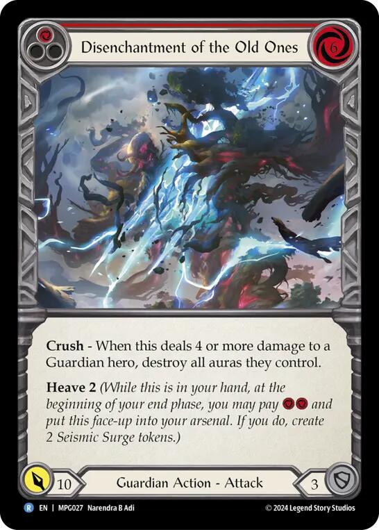 Disenchantment of the Old Ones [MPG027] (Mastery Pack Guardian)  Rainbow Foil | Magic Magpie