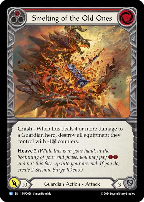 Smelting of the Old Ones [MPG028] (Mastery Pack Guardian)  Rainbow Foil | Magic Magpie
