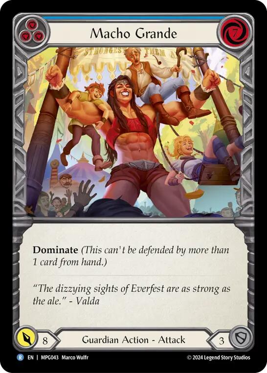 Macho Grande (Blue) [MPG043] (Mastery Pack Guardian) | Magic Magpie