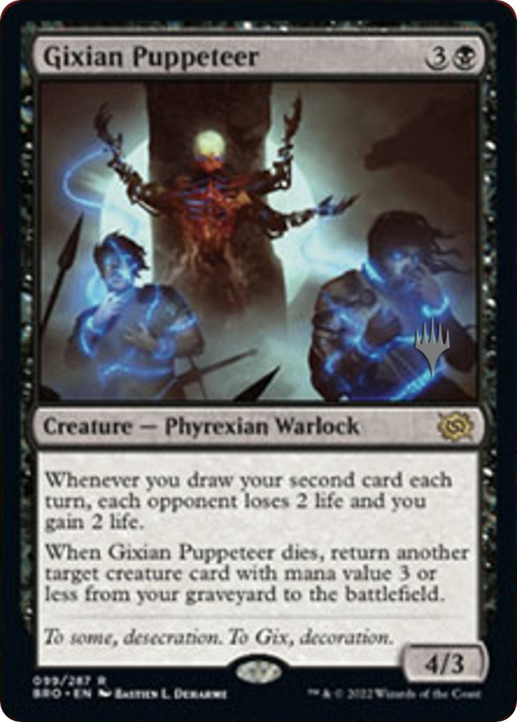 Gixian Puppeteer (Promo Pack) [The Brothers' War Promos] | Magic Magpie