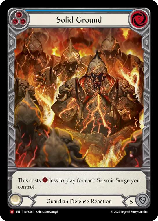 Solid Ground (Extended Art) [MPG019] (Mastery Pack Guardian)  Rainbow Foil | Magic Magpie