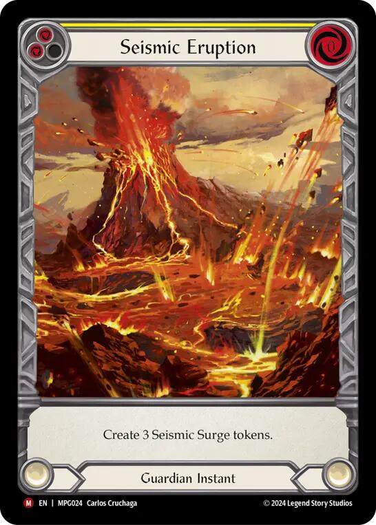 Seismic Eruption (Extended Art) [MPG024] (Mastery Pack Guardian)  Rainbow Foil | Magic Magpie