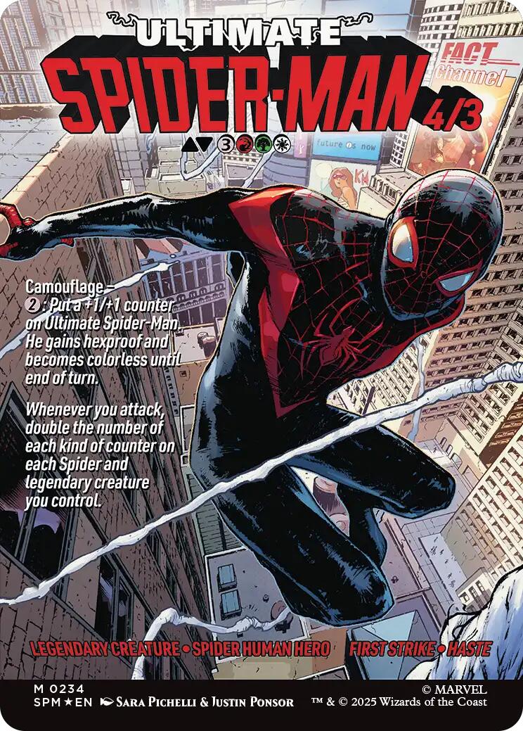 Miles Morales (0234) (Borderless) [Marvel's Spider-Man] | Magic Magpie