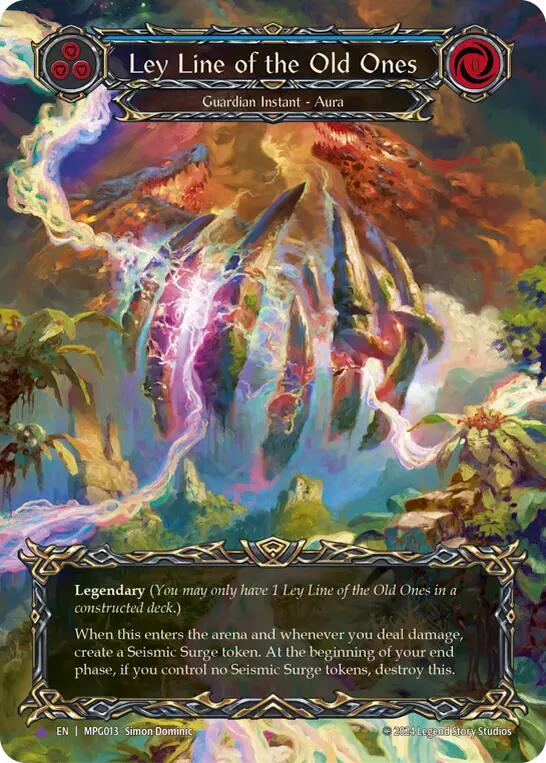 Ley Line of the Old Ones (Cold Foil) (Marvel) [MPG013] (Mastery Pack Guardian)  Cold Foil | Magic Magpie