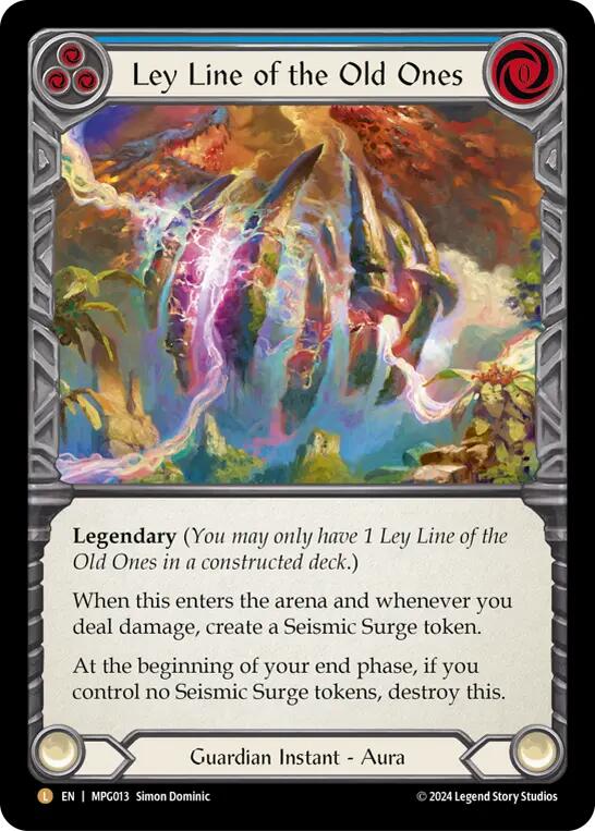 Ley Line of the Old Ones [MPG013] (Mastery Pack Guardian)  Rainbow Foil | Magic Magpie