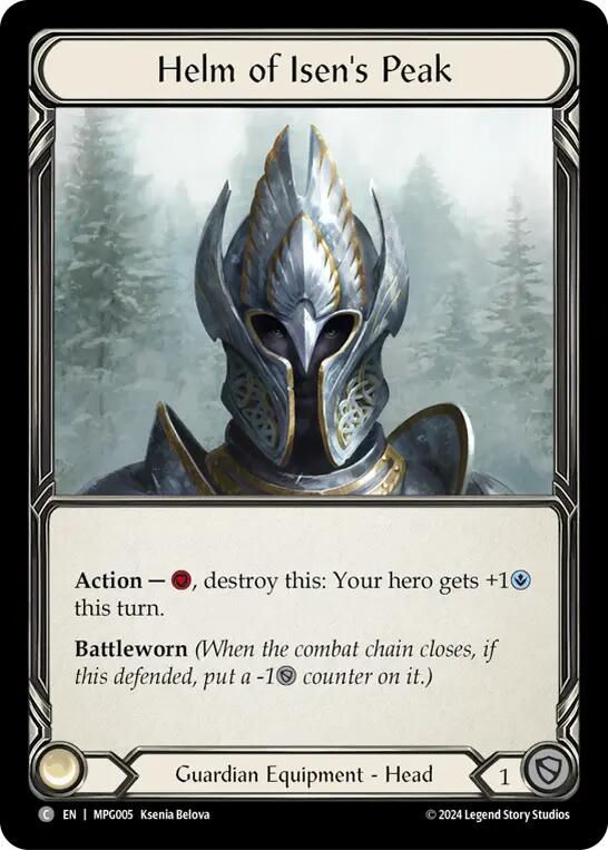 Helm of Isen's Peak [MPG005] (Mastery Pack Guardian) | Magic Magpie