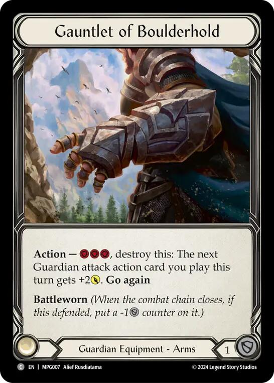 Gauntlet of Boulderhold [MPG007] (Mastery Pack Guardian) | Magic Magpie