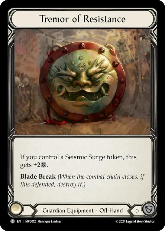 Tremor of Resistance [MPG012] (Mastery Pack Guardian) | Magic Magpie