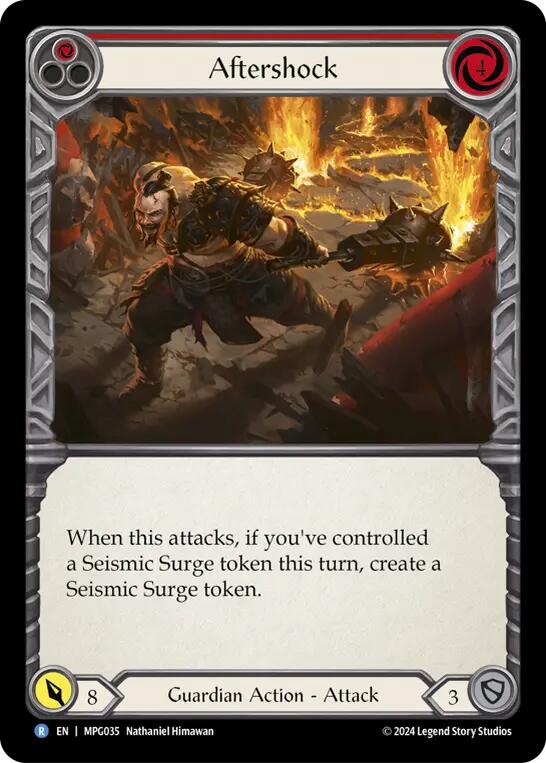 Aftershock (Red) [MPG035] (Mastery Pack Guardian) | Magic Magpie