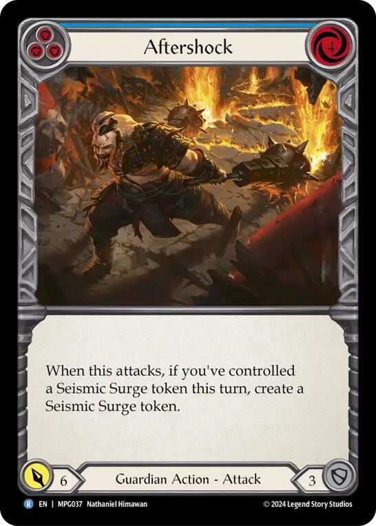 Aftershock (Blue) [MPG037] (Mastery Pack Guardian) | Magic Magpie