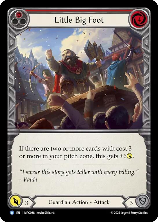 Little Big Foot (Red) [MPG038] (Mastery Pack Guardian) | Magic Magpie