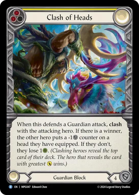 Clash of Heads [MPG047] (Mastery Pack Guardian)  Rainbow Foil | Magic Magpie