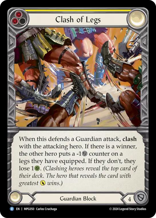 Clash of Legs [MPG050] (Mastery Pack Guardian)  Rainbow Foil | Magic Magpie