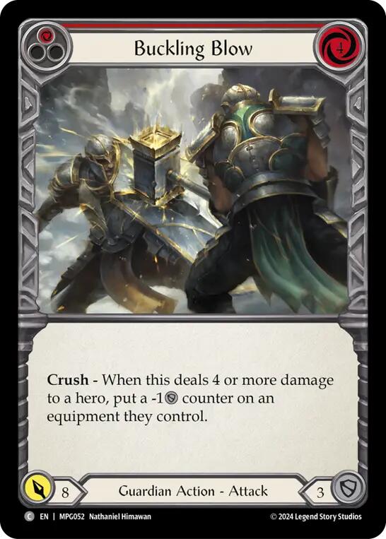 Buckling Blow (Red) [MPG052] (Mastery Pack Guardian) | Magic Magpie