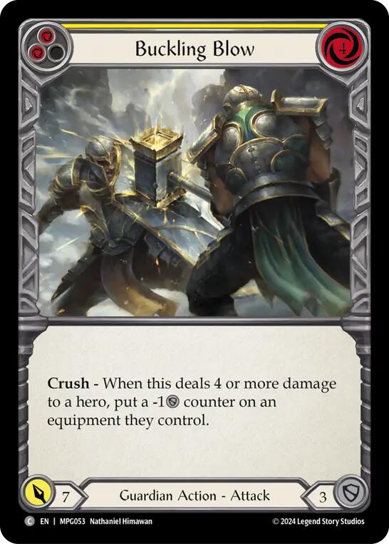 Buckling Blow (Yellow) [MPG053] (Mastery Pack Guardian) | Magic Magpie