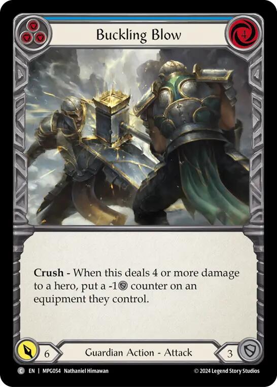 Buckling Blow (Blue) [MPG054] (Mastery Pack Guardian) | Magic Magpie