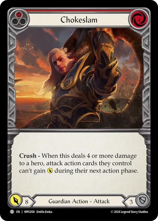 Chokeslam (Red) [MPG058] (Mastery Pack Guardian) | Magic Magpie