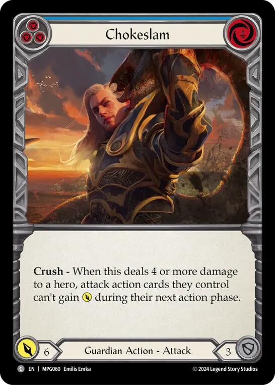 Chokeslam (Blue) [MPG060] (Mastery Pack Guardian) | Magic Magpie