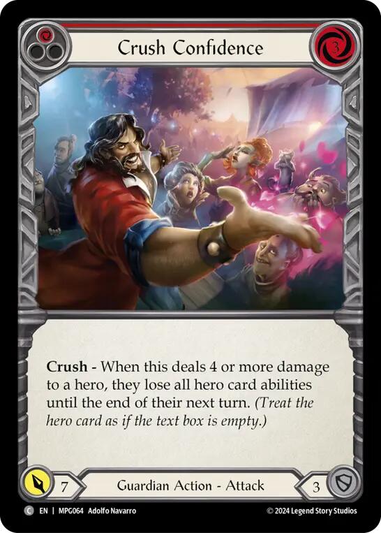 Crush Confidence (Red) [MPG064] (Mastery Pack Guardian) | Magic Magpie