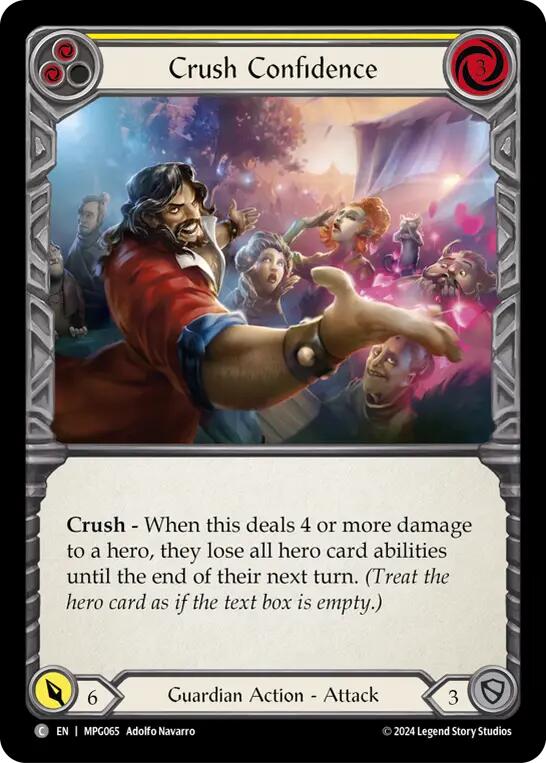 Crush Confidence (Yellow) [MPG065] (Mastery Pack Guardian) | Magic Magpie