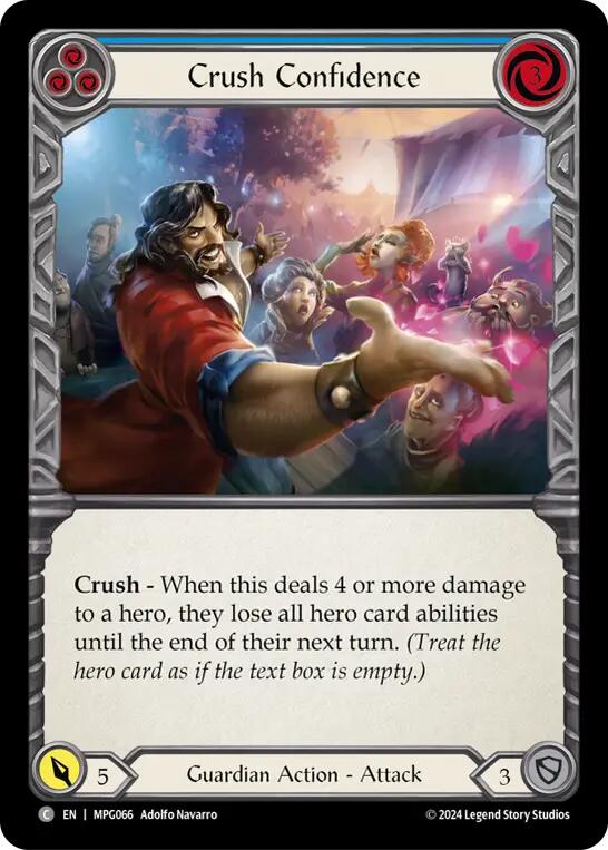 Crush Confidence (Blue) [MPG066] (Mastery Pack Guardian) | Magic Magpie