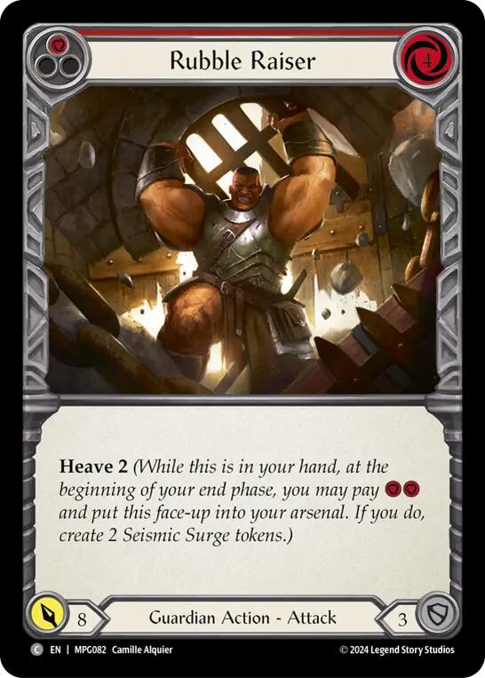 Rubble Raiser (Red) [MPG082] (Mastery Pack Guardian) | Magic Magpie