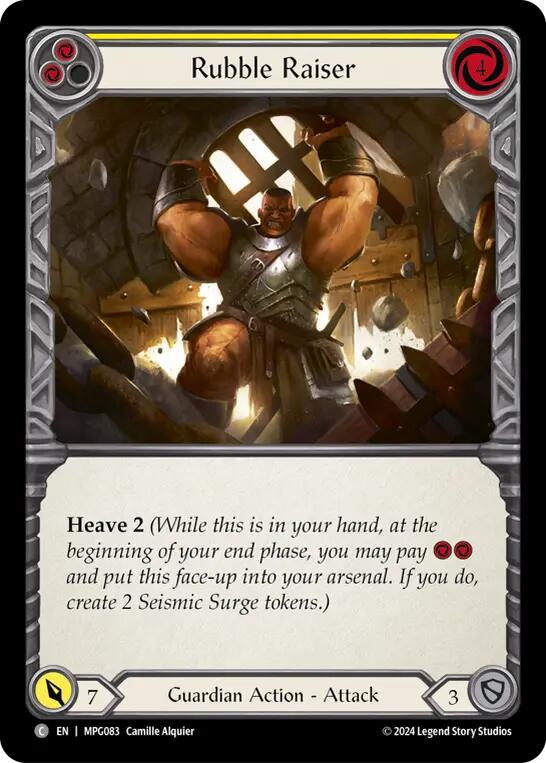 Rubble Raiser (Yellow) [MPG083] (Mastery Pack Guardian) | Magic Magpie