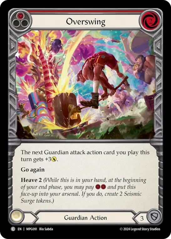 Overswing (Red) [MPG091] (Mastery Pack Guardian) | Magic Magpie